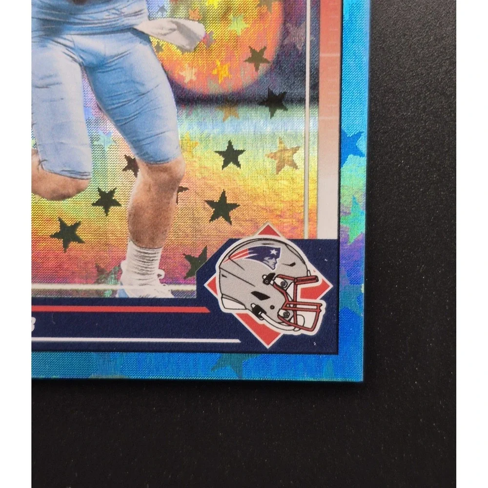 2024 Panini Score Drake Maye #303 Rookie Blue Stars /399 SP New England Patriots